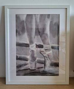 Akvarel Baletka, dim. 50x60cm