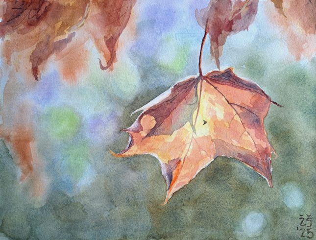 Živa-Štrukelj-akvarel-Jesen